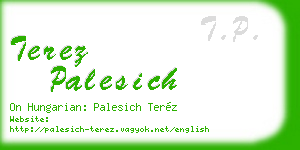 terez palesich business card